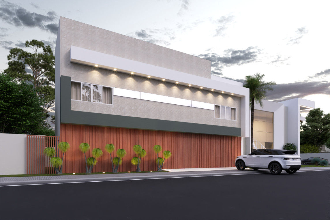 Lindo projeto de sobrado contemporâneo alto padrão no Pará | homify