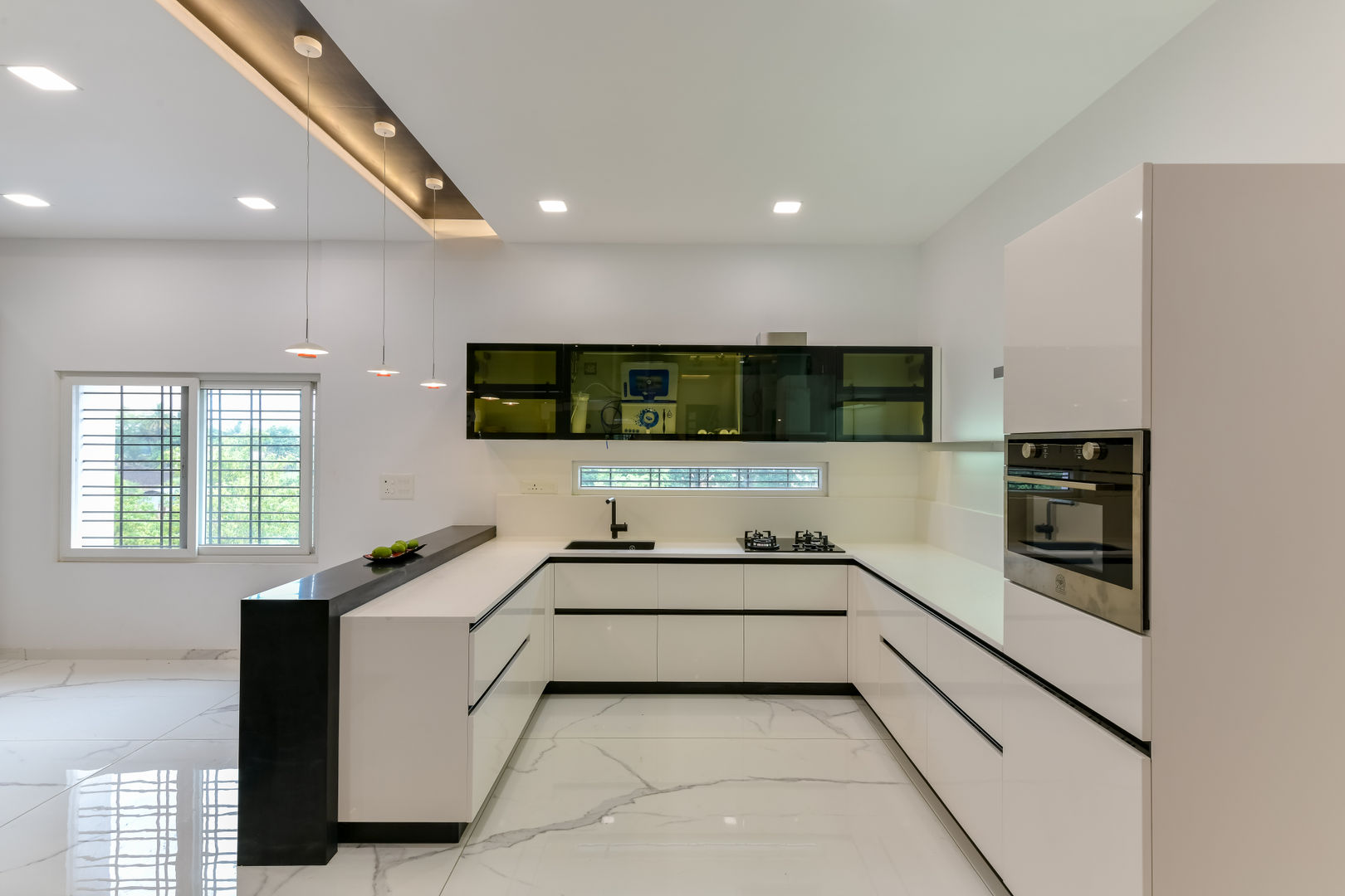 Interior at Sankeshwar, Karnataka, A B Design Studio A B Design Studio Kitchen units