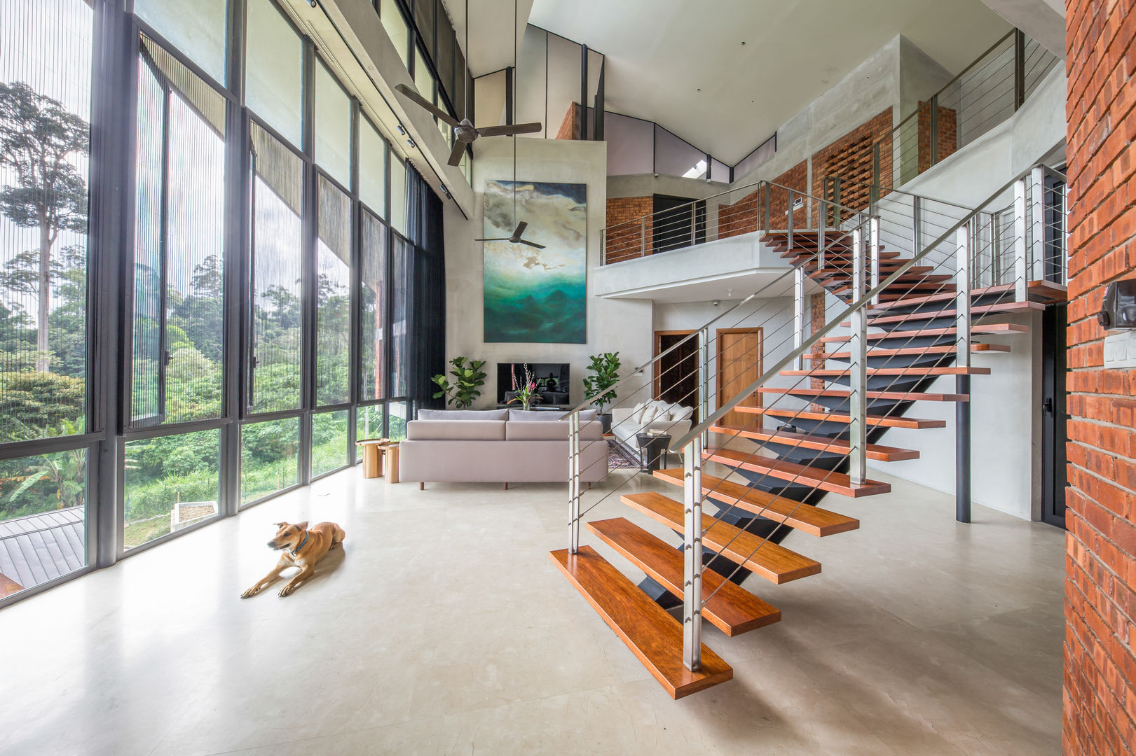 Jandabaik Bungalow - Sustainable House Design, MJ Kanny Architect MJ Kanny Architect Escalier