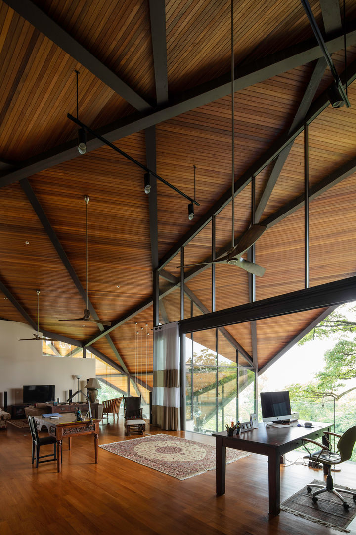 Canopy House - Kuala Lumpur, MJ Kanny Architect MJ Kanny Architect Toiture