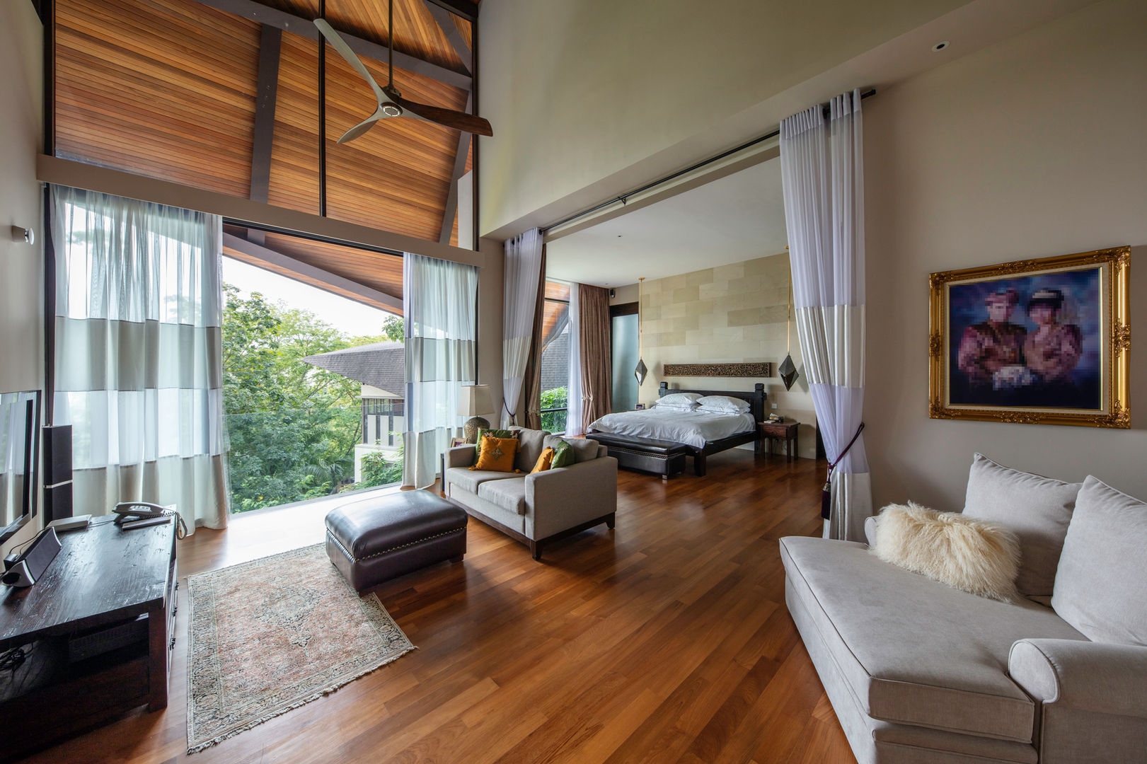 Canopy House - Kuala Lumpur, MJ Kanny Architect MJ Kanny Architect Chambre tropicale