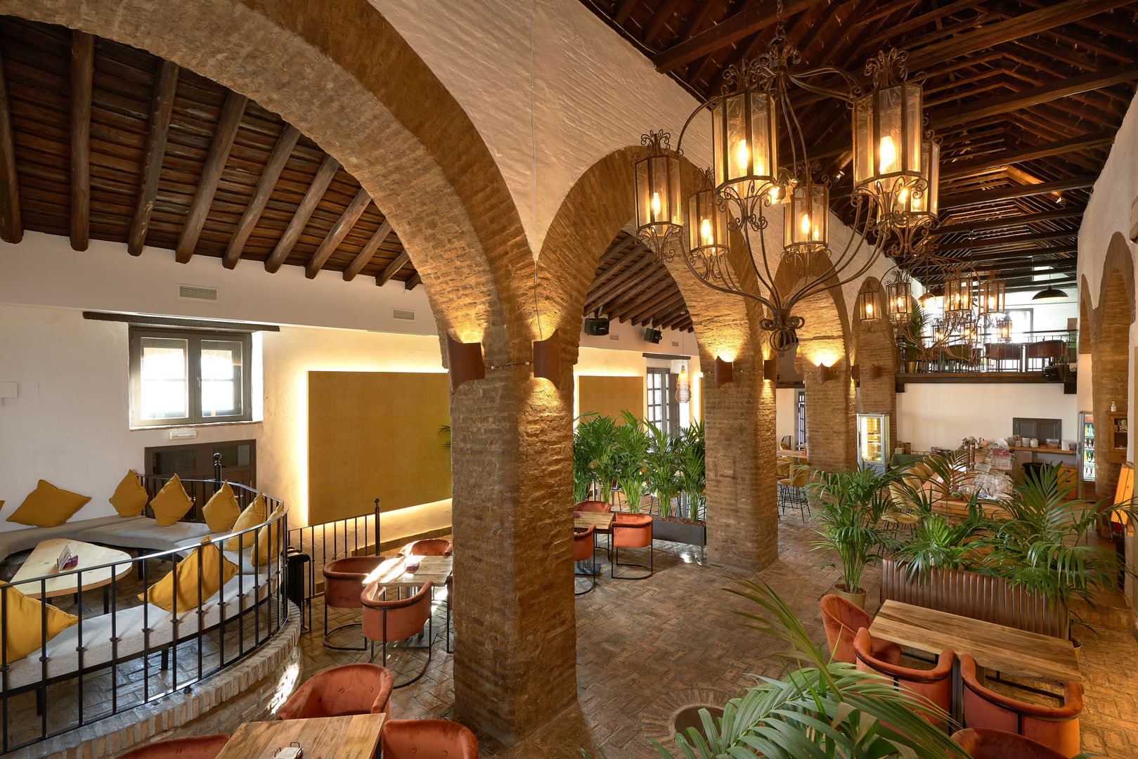 Proyecto Diseño Interior bar en Sevilla "El Colmao de Villamanrrique", Antonio Calzado "NEUTTRO" Diseño Interior Antonio Calzado 'NEUTTRO' Diseño Interior Rustic style dining room Sandstone