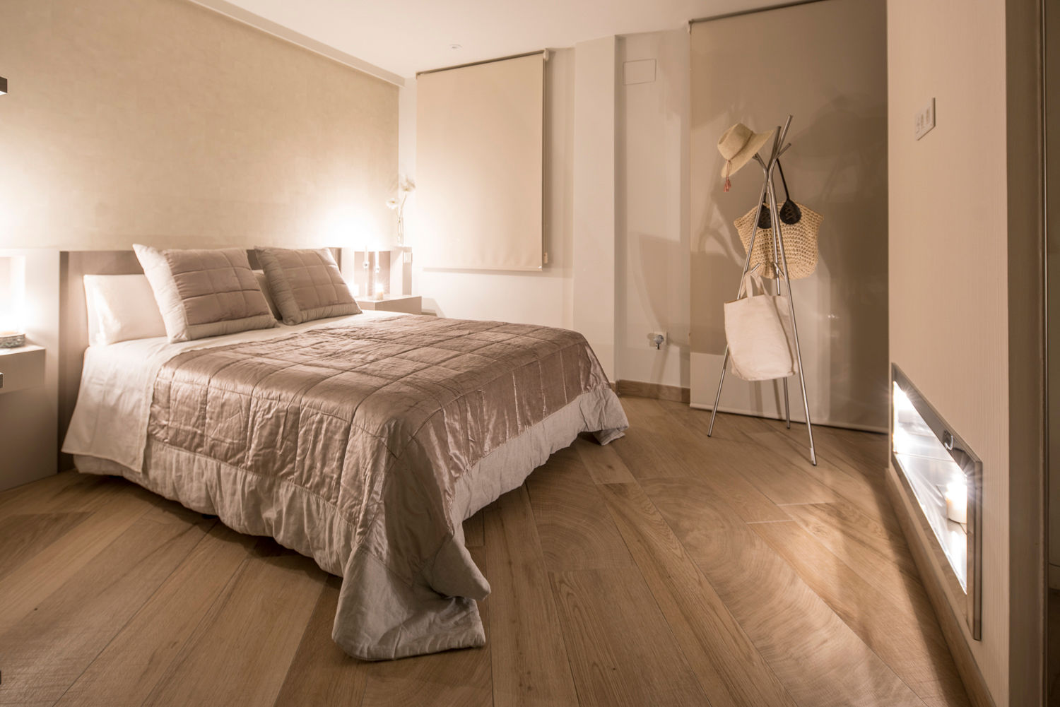 Reforma integral y poyecto llave en mano de piso de 70m2 en Sevilla, Antonio Calzado "NEUTTRO" Diseño Interior Antonio Calzado 'NEUTTRO' Diseño Interior Kamar tidur kecil Kayu Wood effect