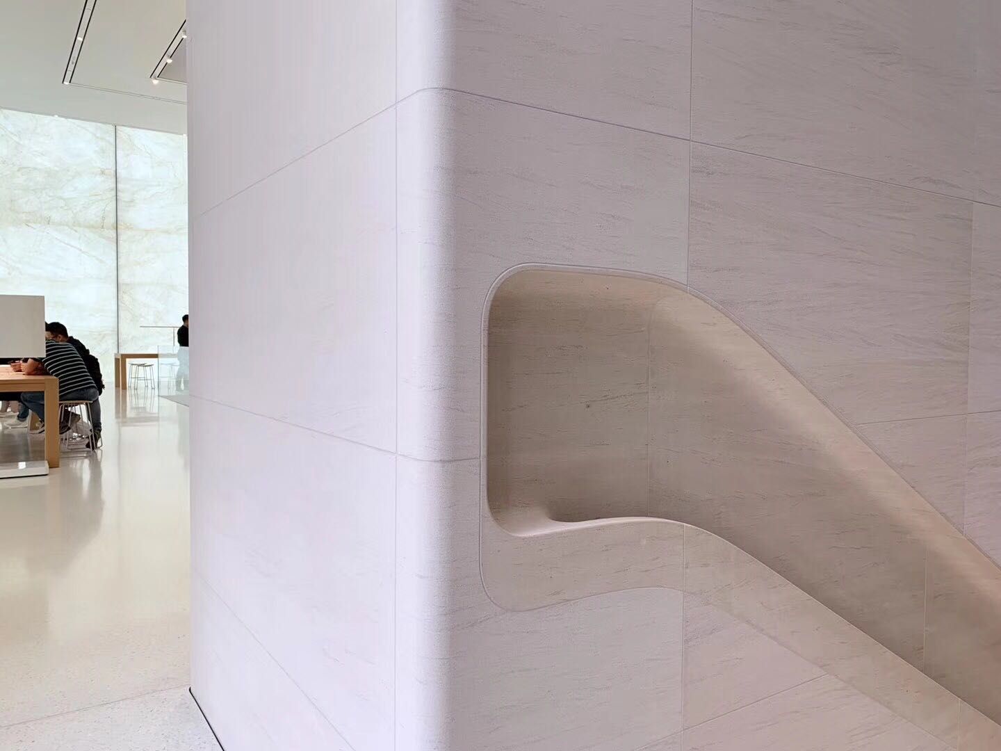 Apple Store - Macau, Mocamar Limestone Mocamar Limestone Bedrijfsruimten Kalksteen Kantoor- & winkelruimten
