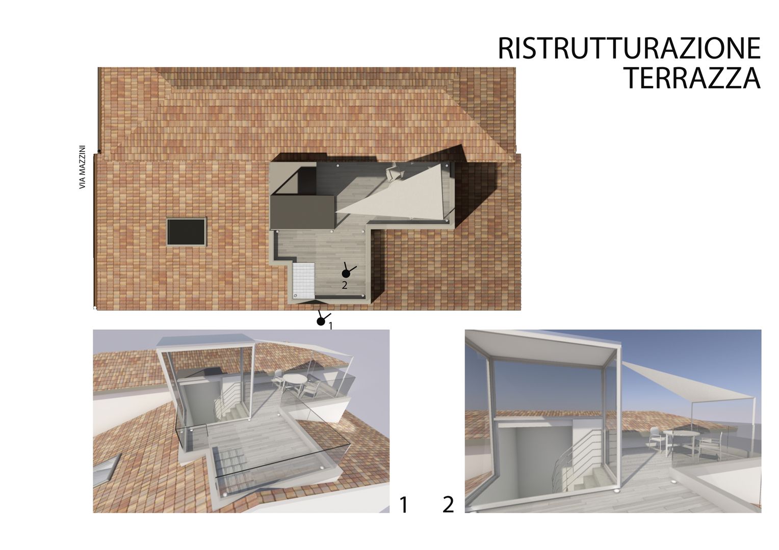 Ristrutturazione negozio e appartamenti in centro storico a Verona, studiolineacurvarchitetti studiolineacurvarchitetti