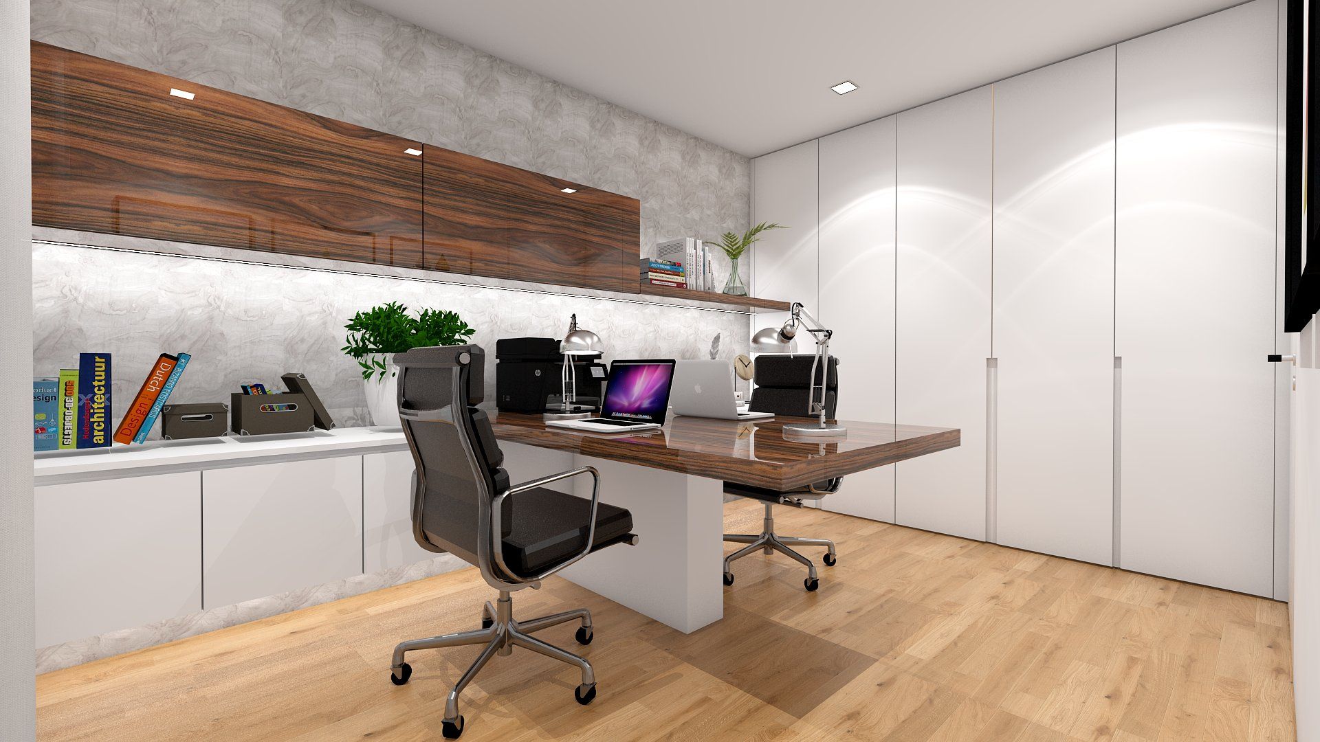 PROJECTOS 3D, Inarte Interiores Inarte Interiores Modern Study Room and Home Office