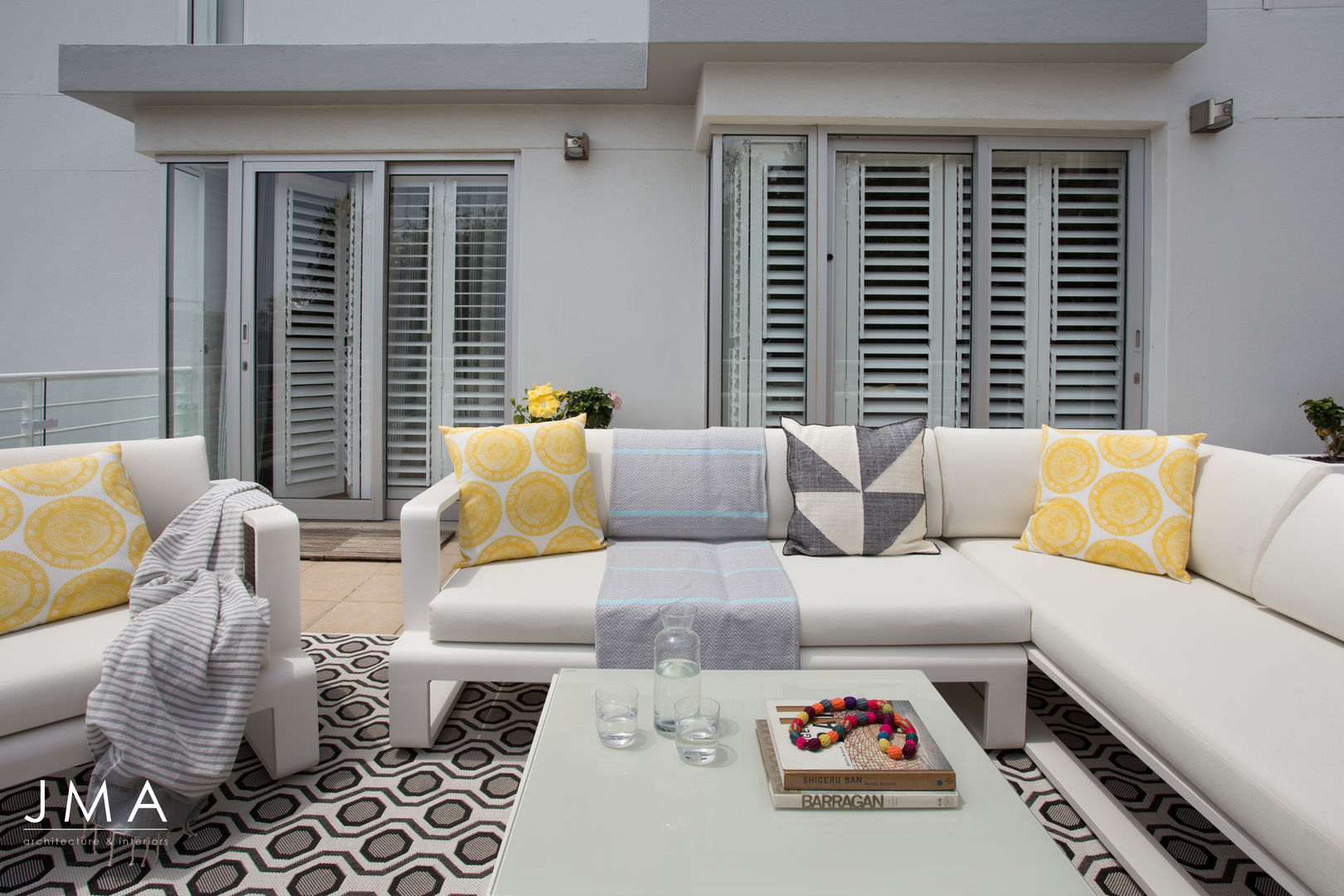 Atlantic Views - Terrace Jenny Mills Architects Modern balcony, veranda & terrace