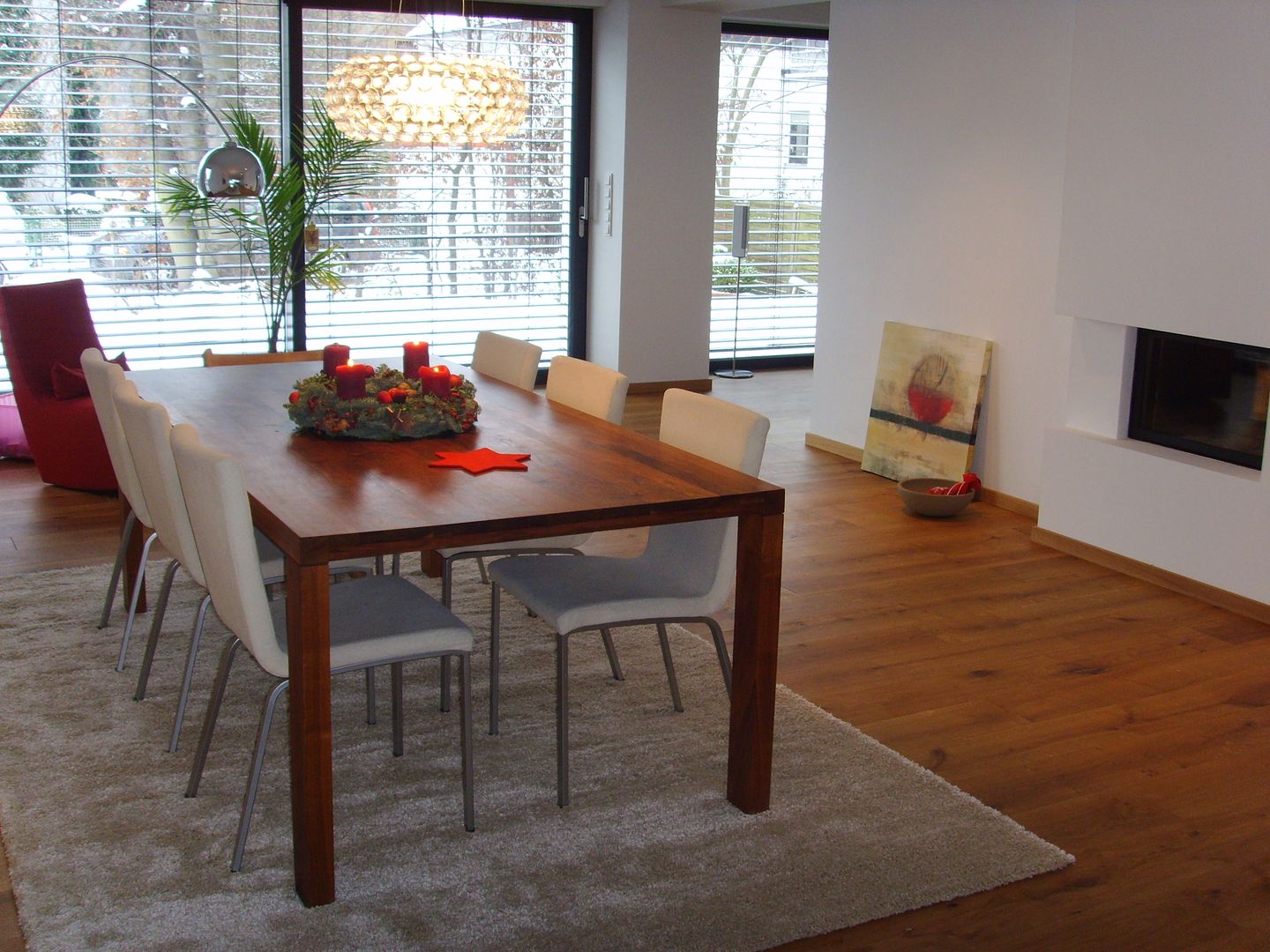 Exklusives Haus in Braunschweig, lieber feng shui lieber feng shui Modern dining room Wood Wood effect