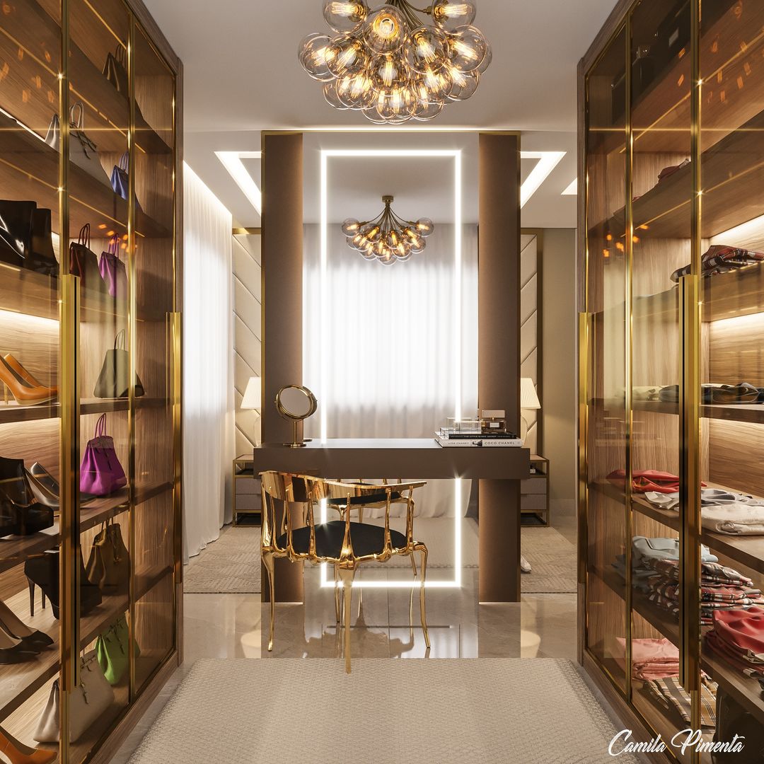 Projeto residencial cheio de sofisticação, personalidade e glamour em ...
