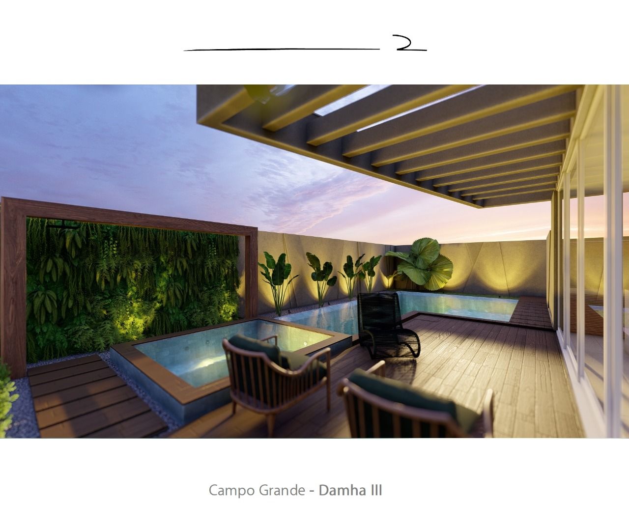 Área de Lazer Damha III, D arquitetura D arquitetura Garden Pool