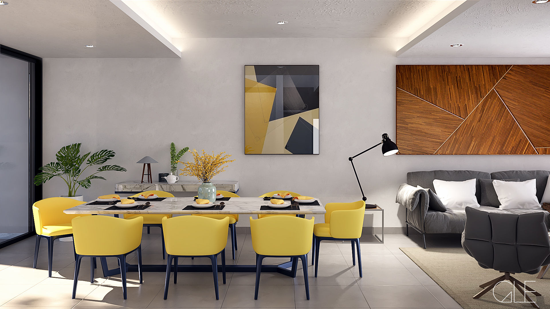 Casa Landazuri, GLE Arquitectura GLE Arquitectura Modern dining room