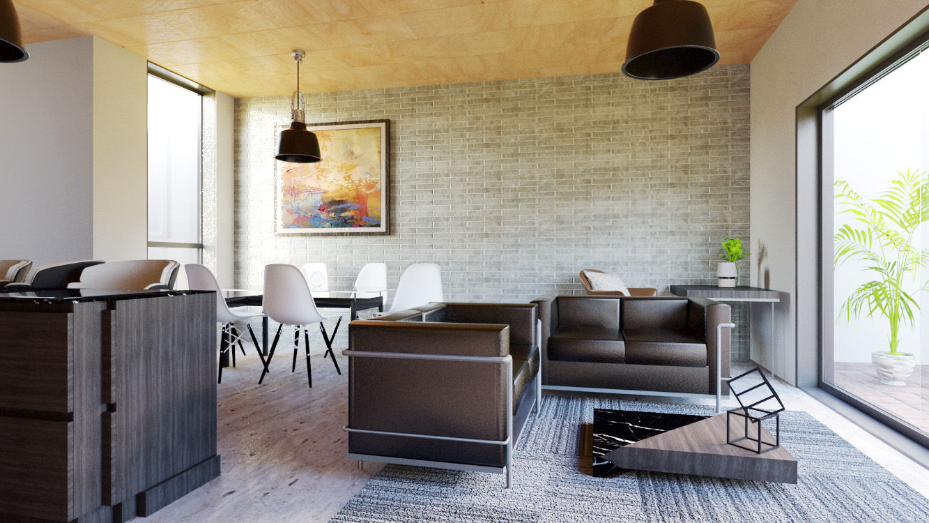 Malta Moderna, Alexander Chivico & Architects Alexander Chivico & Architects Living room Concrete
