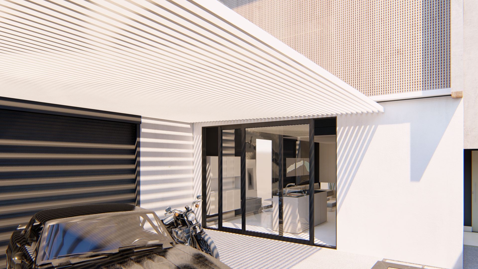 Condominio Quinta da Bela Vista, D arquitetura D arquitetura Minimalistische garage