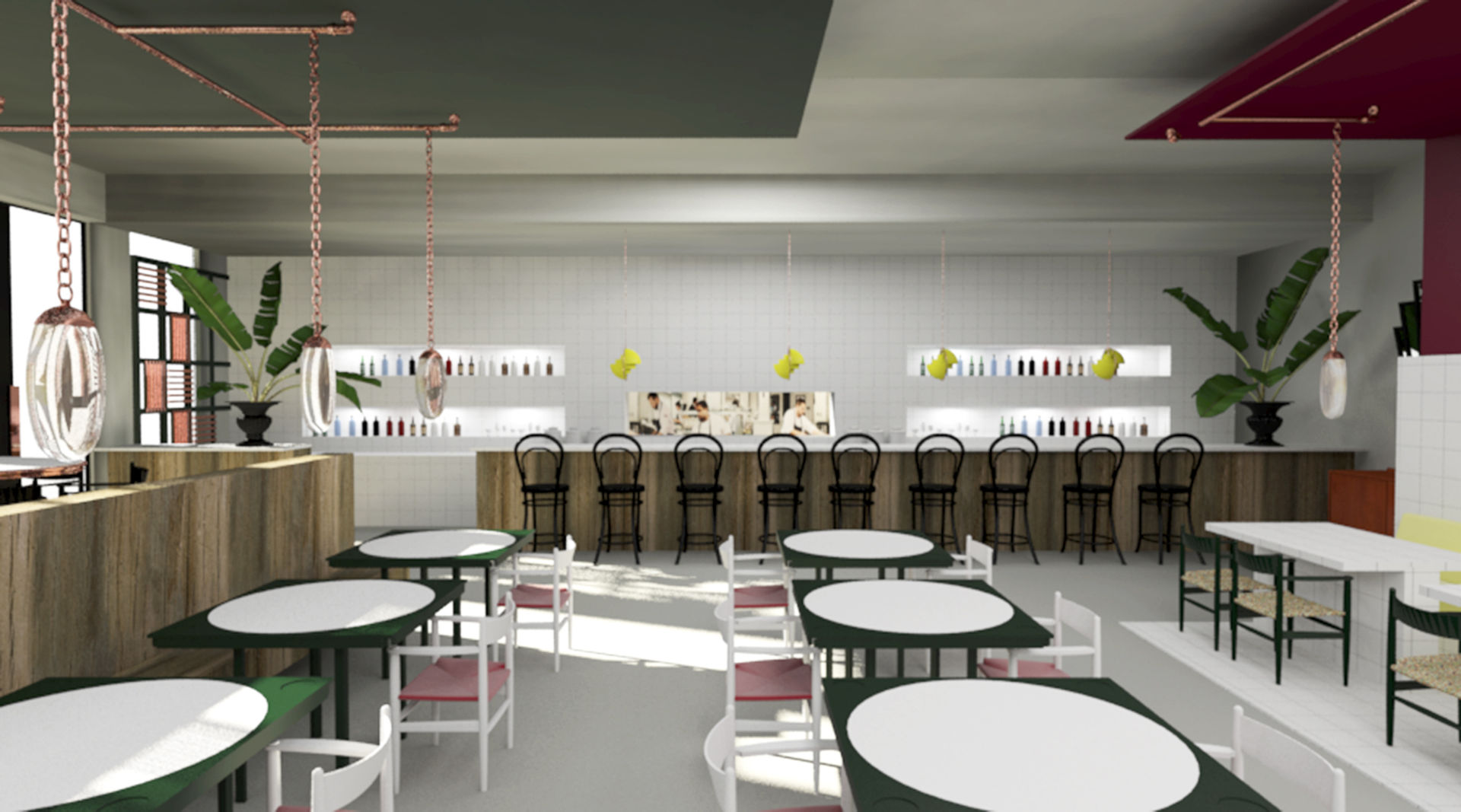 Projeto para restaurante _ Lisboa , OMNU_Creative Houses OMNU_Creative Houses