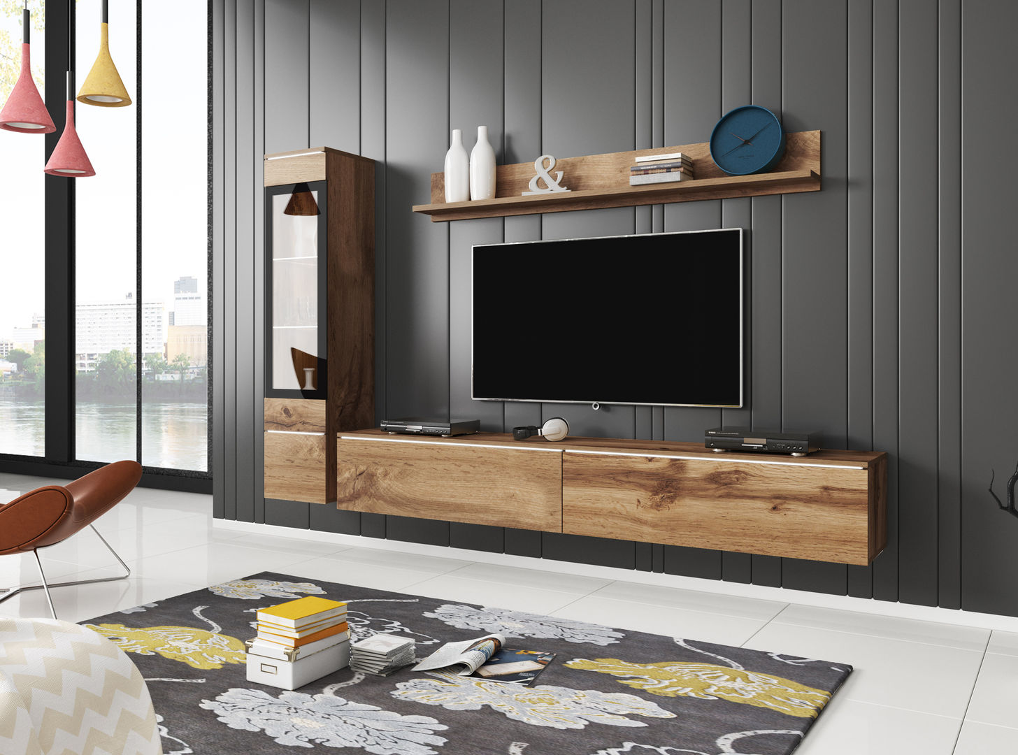 Meblościanki, Meble Minio Meble Minio Living room Chipboard Cupboards & sideboards