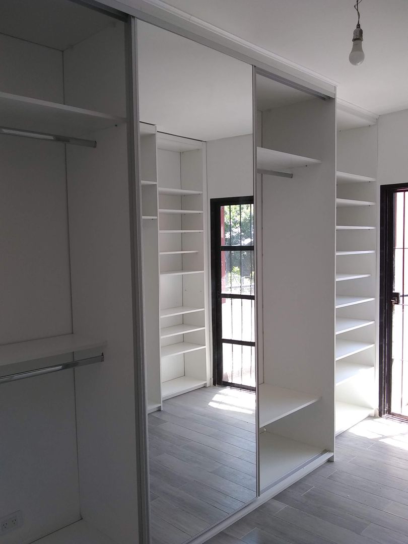 Vestidor Moderno Melamina Blanca, Arquicomponentes Arquicomponentes Modern style dressing rooms