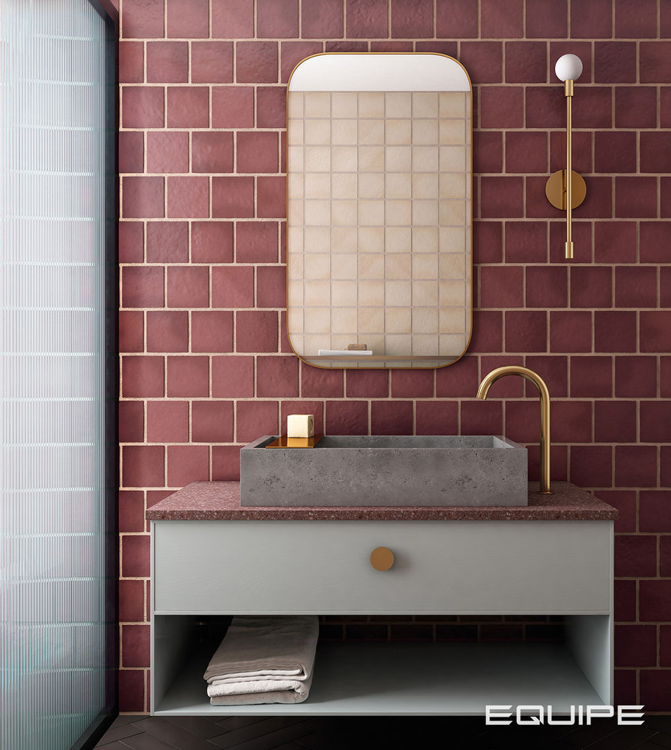 Magma, Equipe Ceramicas Equipe Ceramicas Industrial style bathroom Tiles