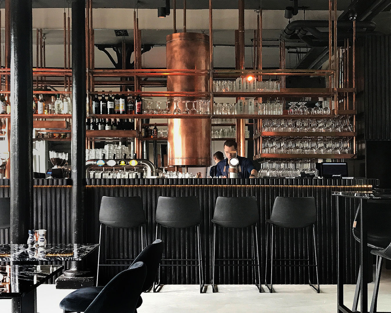 homify Commercial spaces Copper/Bronze/Brass Gastronomy