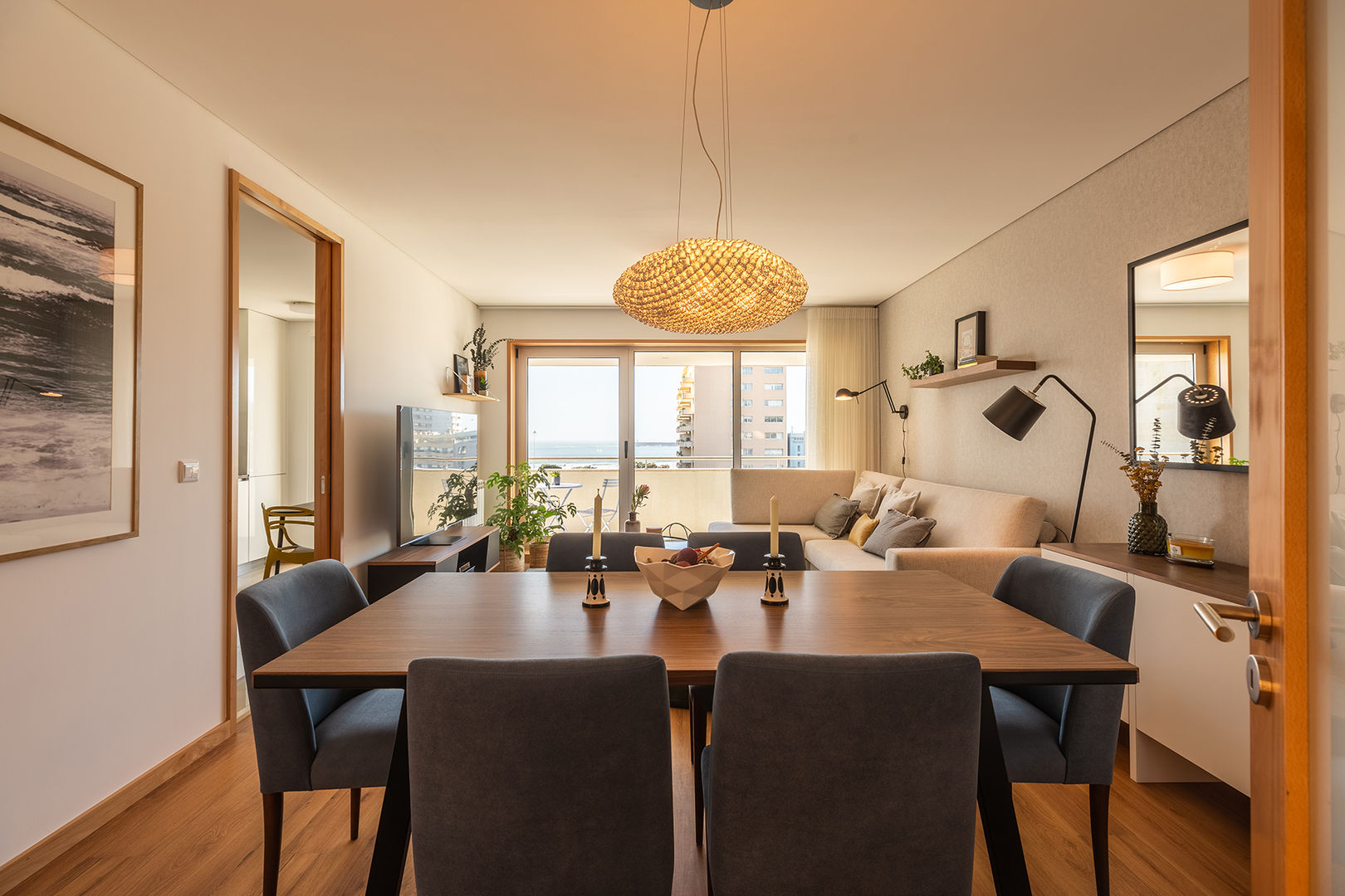 Sala - Apartamento em Matosinhos - SHI Studio Interior Design ShiStudio Interior Design Salas de jantar modernas