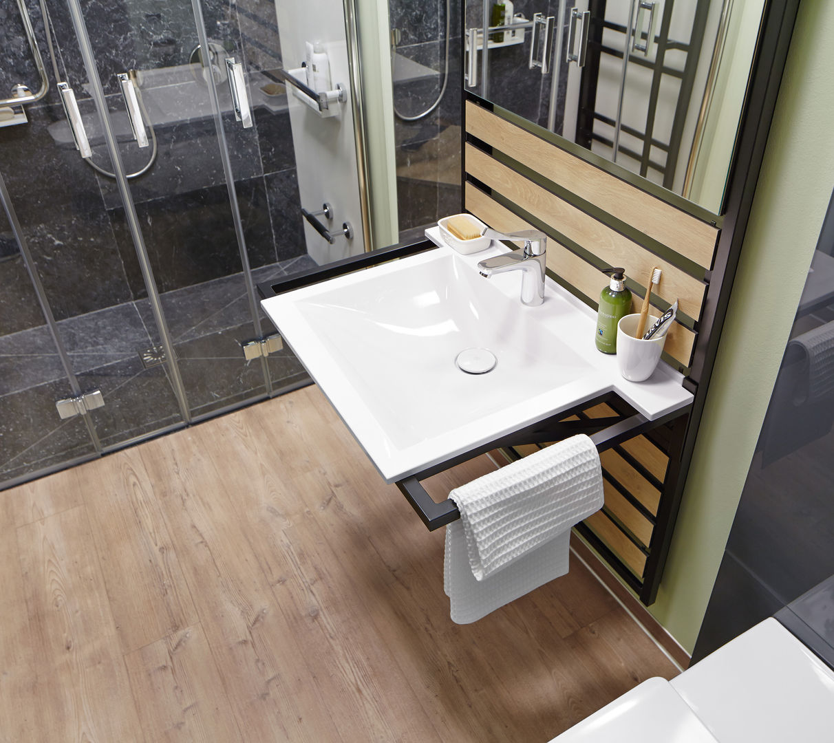 Barrierefrei und komfortabel Wohnen, PROJECT FLOORS GmbH PROJECT FLOORS GmbH Modern bathroom