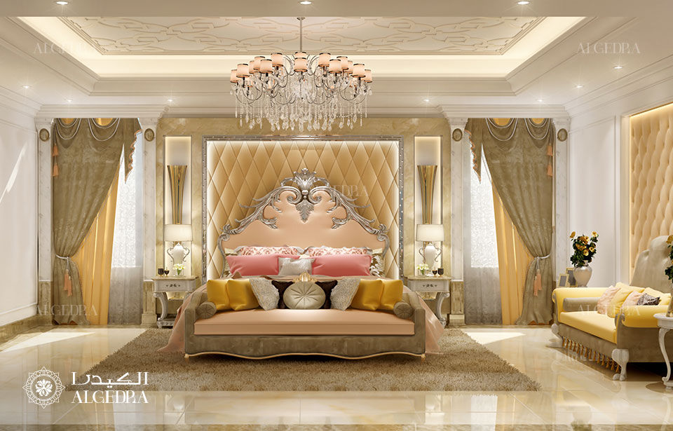 Classic style luxury villa design, Algedra Interior Design Algedra Interior Design Dormitorios de estilo clásico