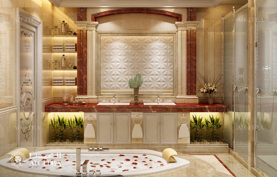 Luxury bathroom interior design Algedra Interior Design Classic style bathroom