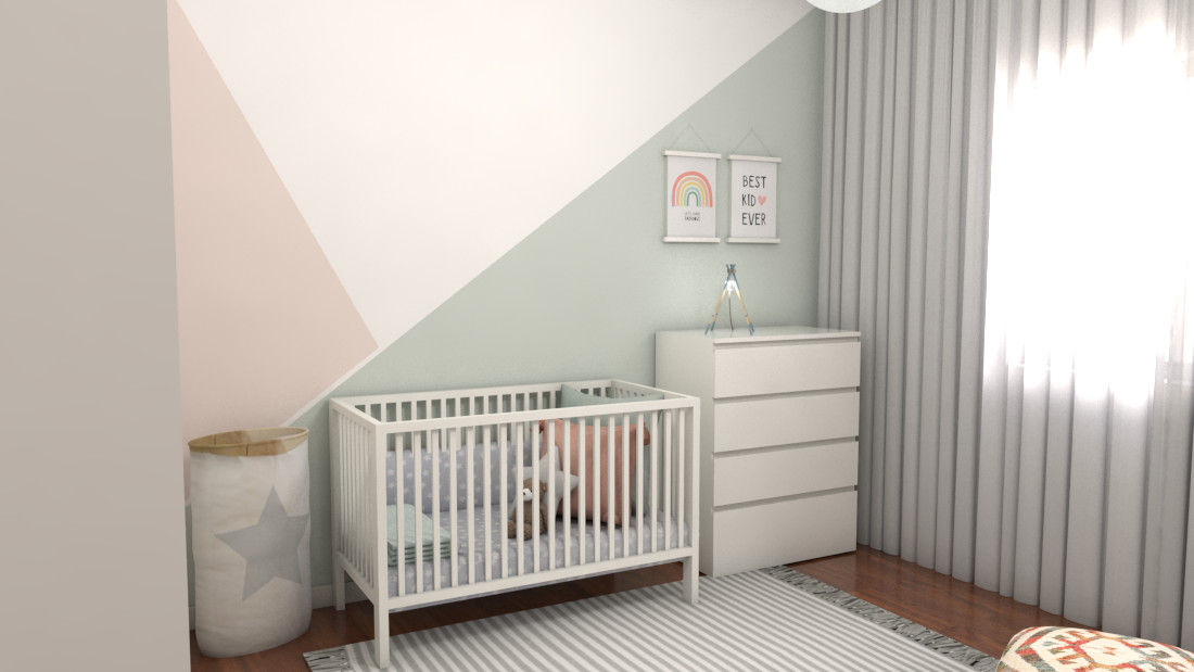 Quarto de bebé MP, The Spacealist - Arquitectura e Interiores The Spacealist - Arquitectura e Interiores Nursery/kid’s room