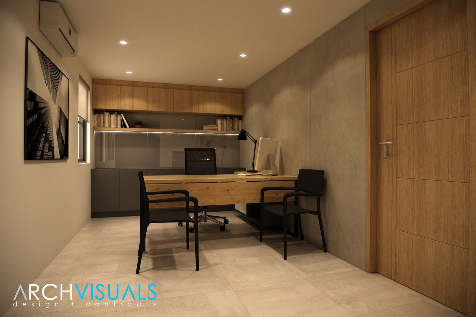 B Architectural Interiors, Archvisuals Design + Contracts Archvisuals Design + Contracts Escritórios minimalistas