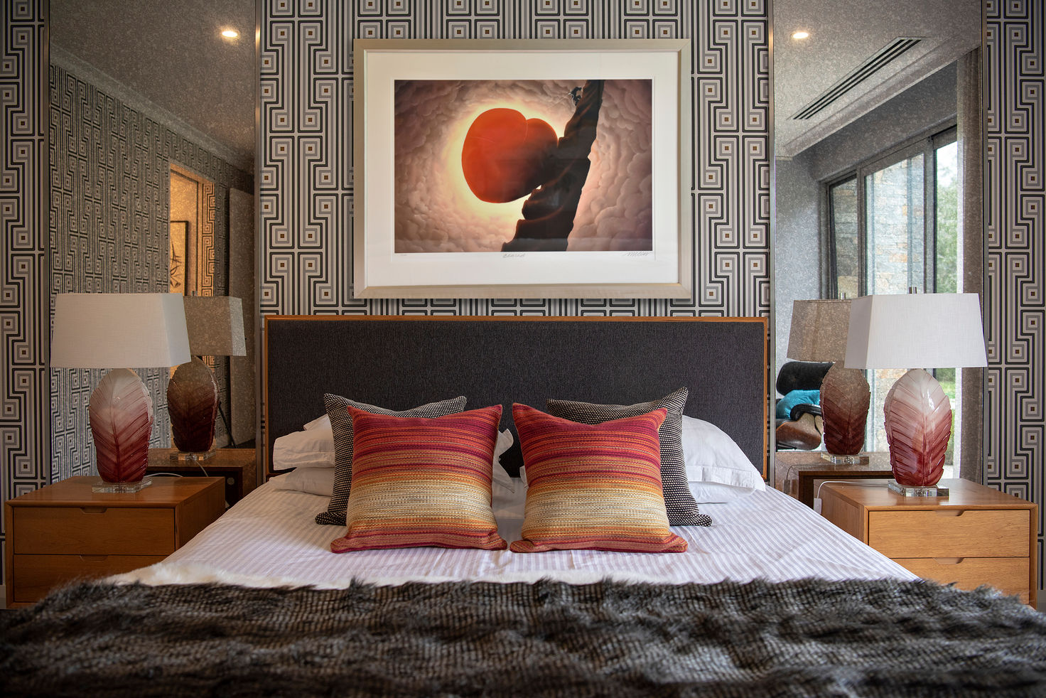 Coral Modern Bedroom Design Design Intervention Modern style bedroom