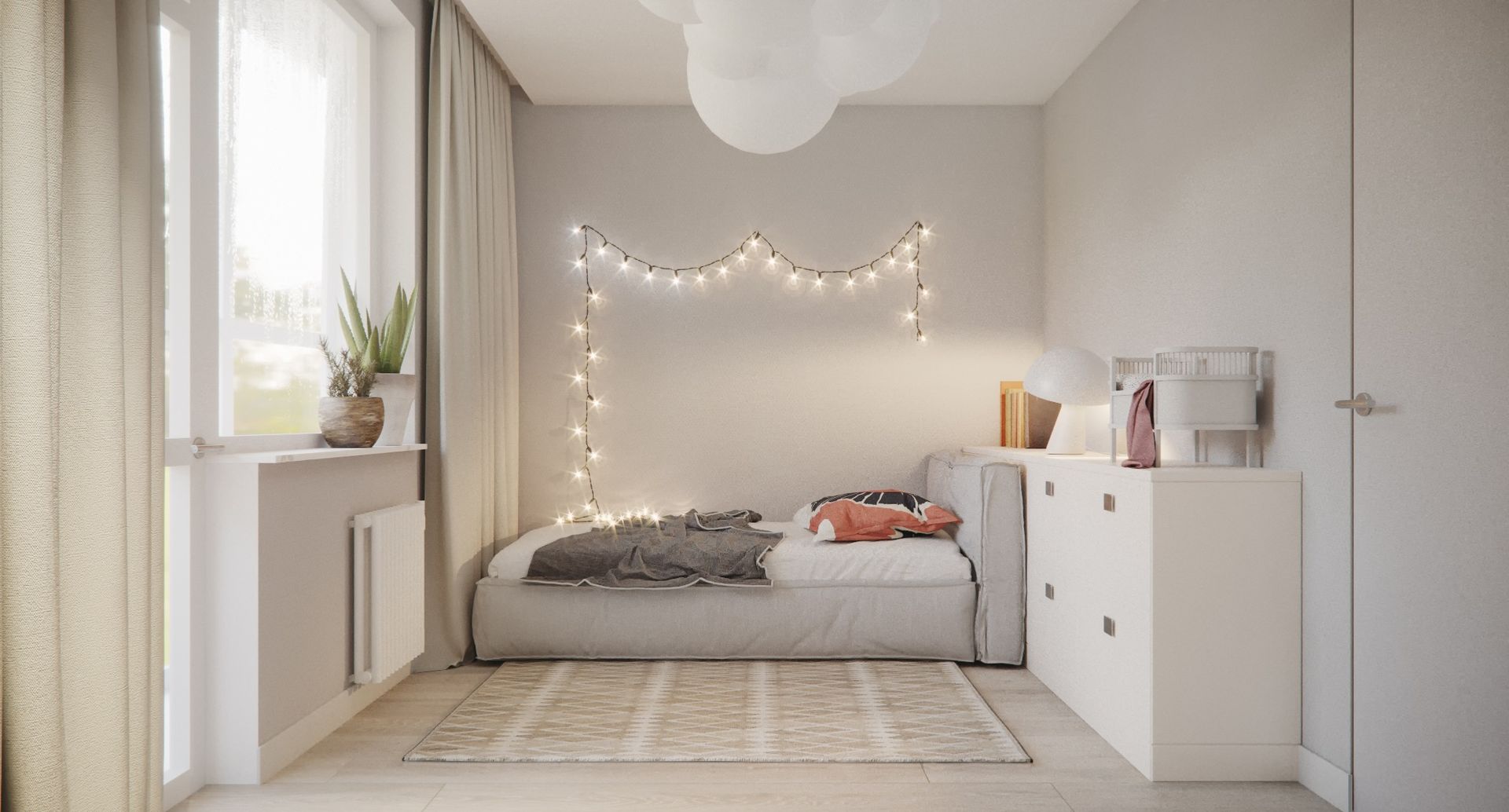 homify Minimalist nursery/kids room