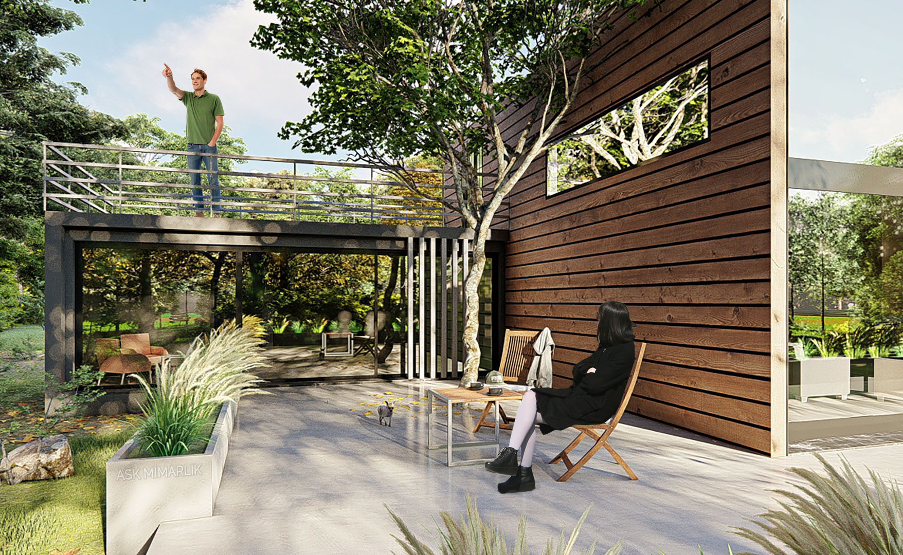 Keyif-Sohbet Alanı ASK MİMARLIK İNŞAAT