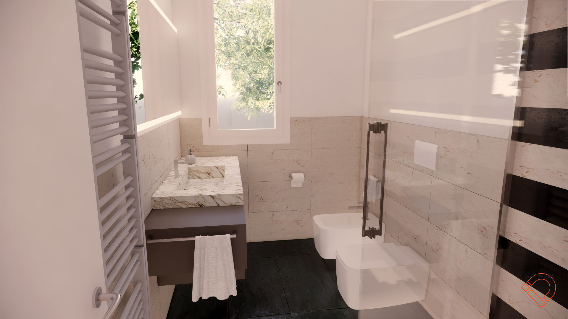 Appartamento M+S, Idea Design Factory Idea Design Factory Modern style bathrooms