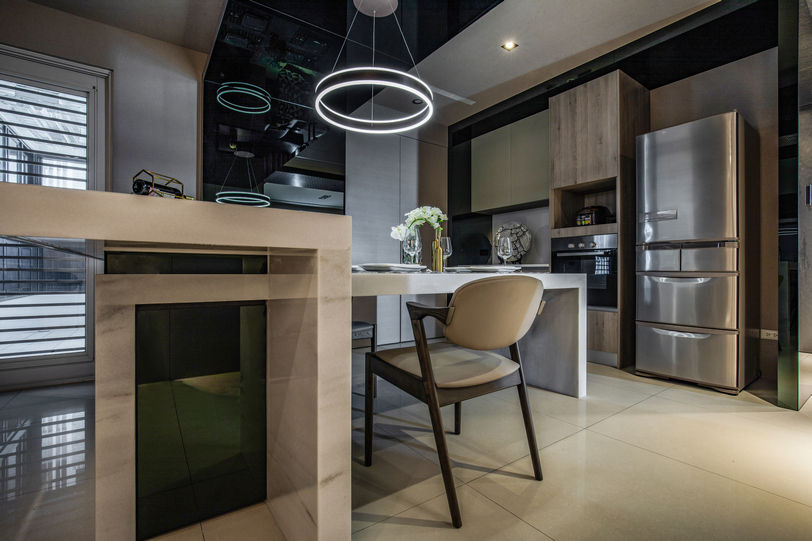 Completeness - Condominium interior design, 勻境設計 Unispace Designs 勻境設計 Unispace Designs مطبخ