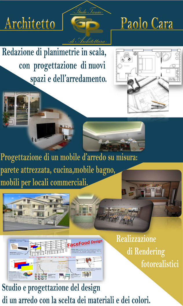 Servizi di consulenza e progettazione, Architetto Paolo Cara Architetto Paolo Cara