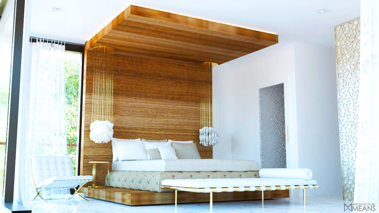 homify Modern style bedroom Wood Wood effect