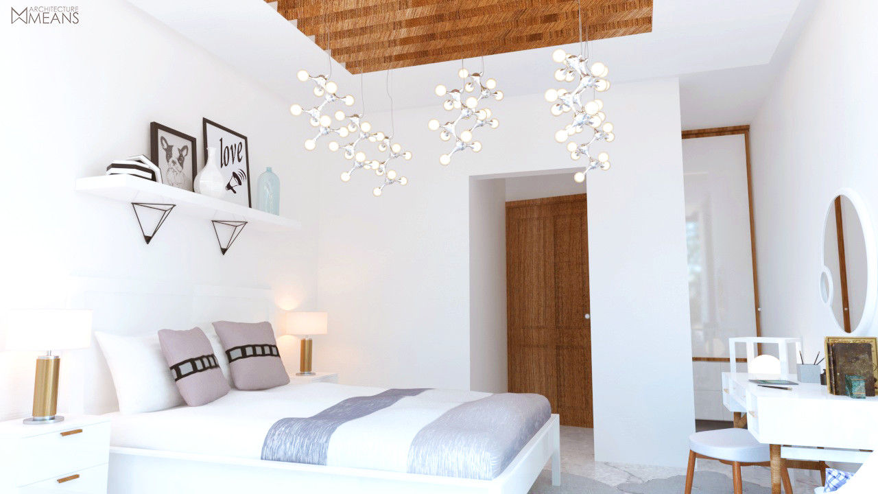 homify Small bedroom Wood Wood effect