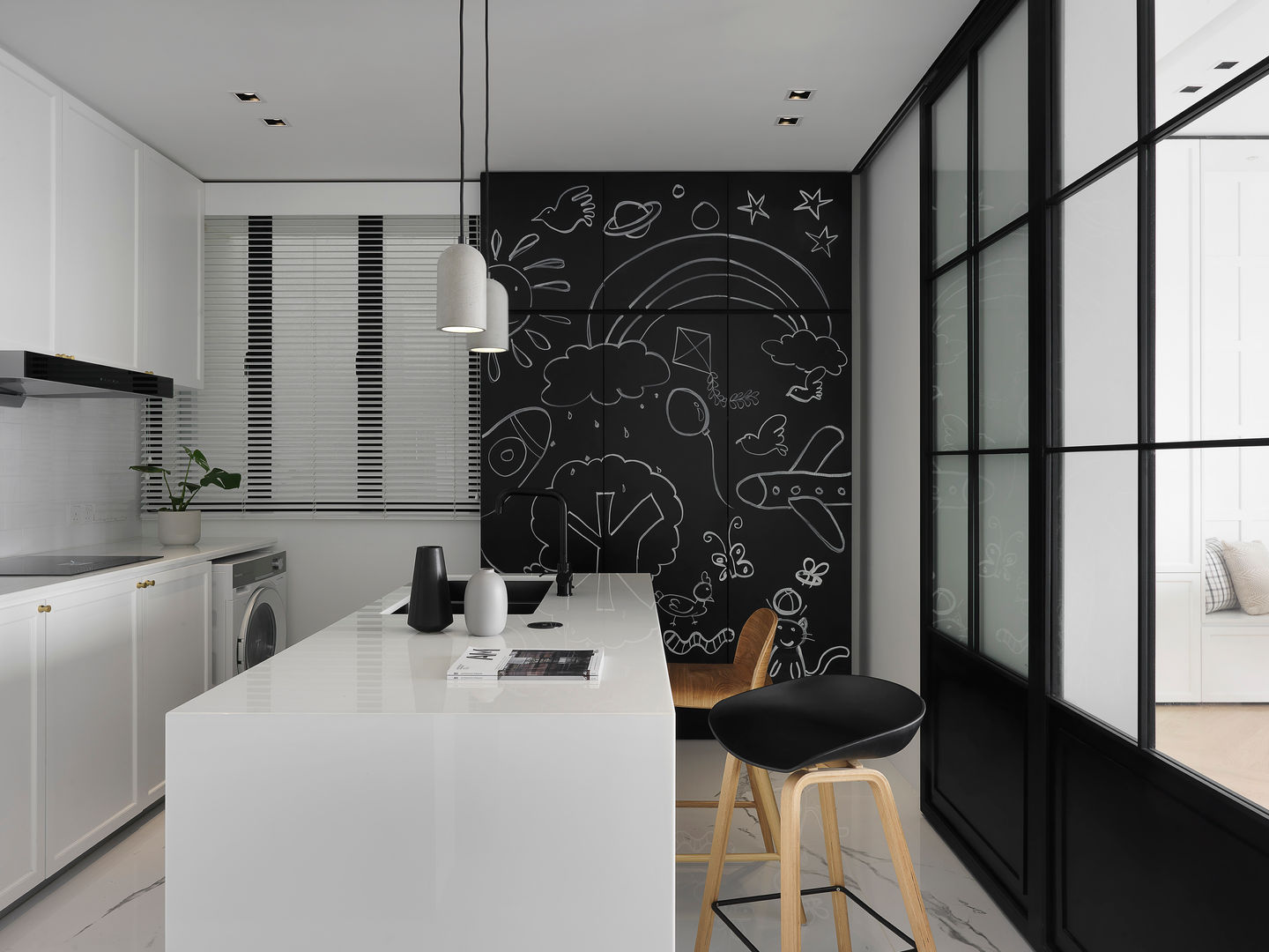 "SCANDI TRENDY - Condominum KL, pins studio pins studio Scandinavian style kitchen