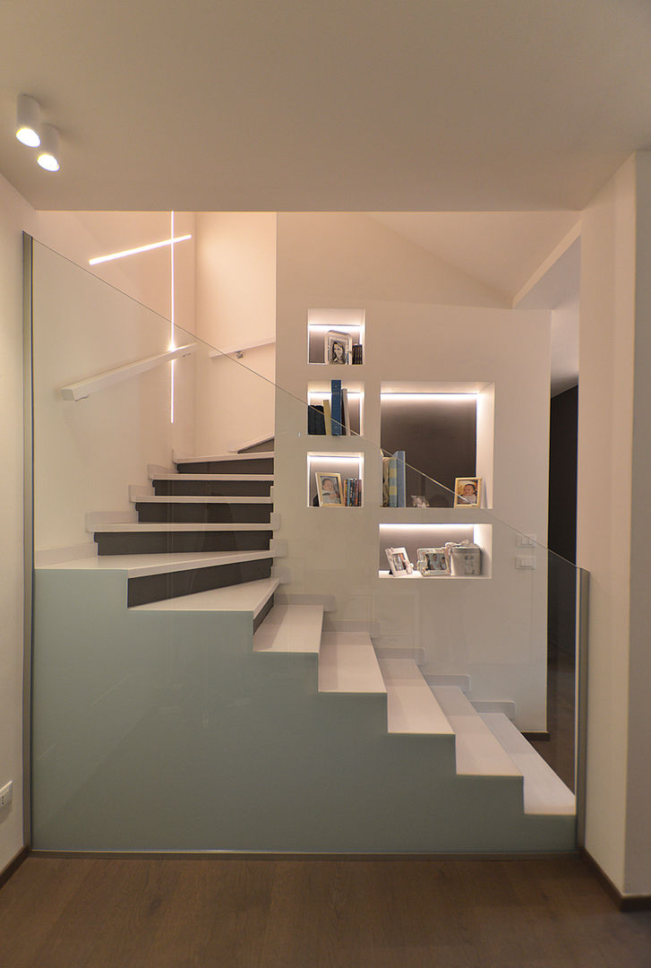 Villa J, Biondi Architetti Biondi Architetti Stairs Glass