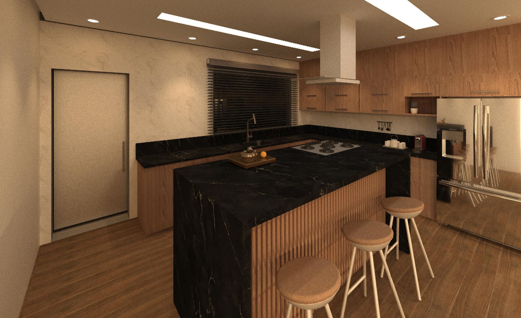 Reforma Apartamento, Rita Costa Arquitetura e Interiores Rita Costa Arquitetura e Interiores Kitchen units گرینائٹ