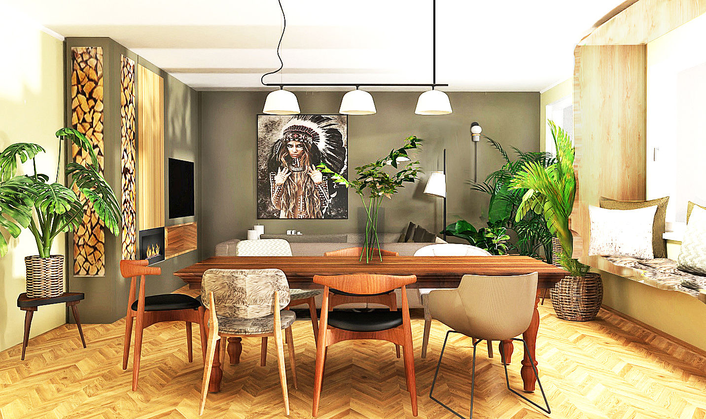 Eine Liste von Projektbeispielen mit sehr unterschiedlichen Stilen, La mila Interior Design La mila Interior Design Tropical style living room