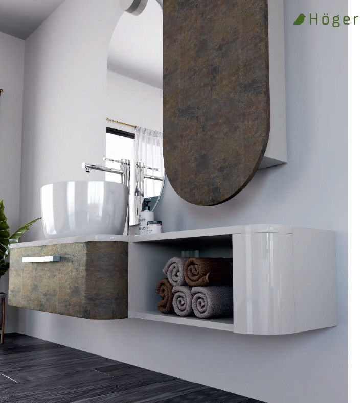 Höger stone Hoger Kırsal Banyo Ahşap Ahşap rengi