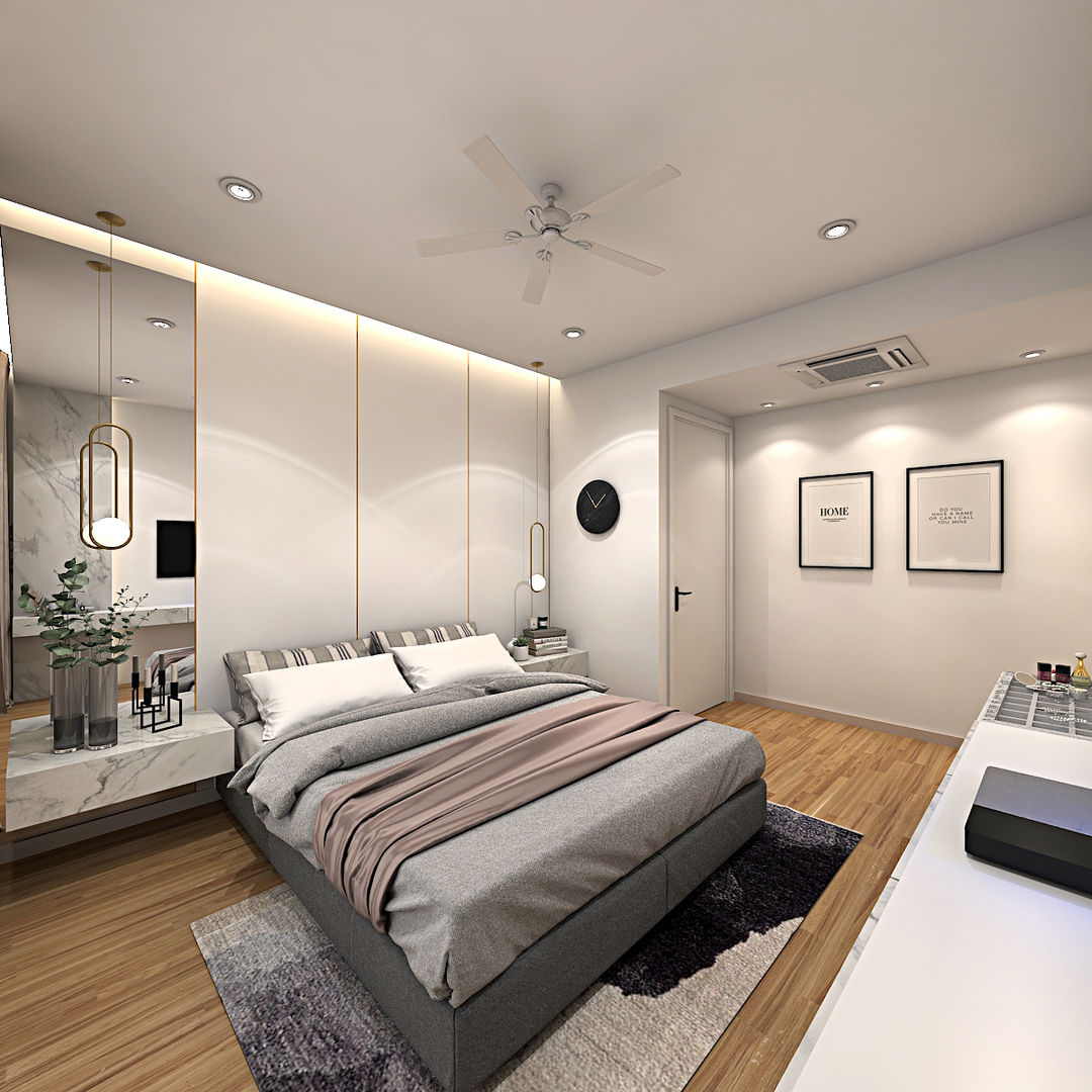 FIVE STONES CONDOMINIUM, Simsan Design Simsan Design 스칸디나비아 침실