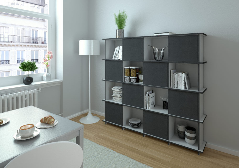 Schränke, form.bar form.bar Storage room Engineered Wood Transparent Storage