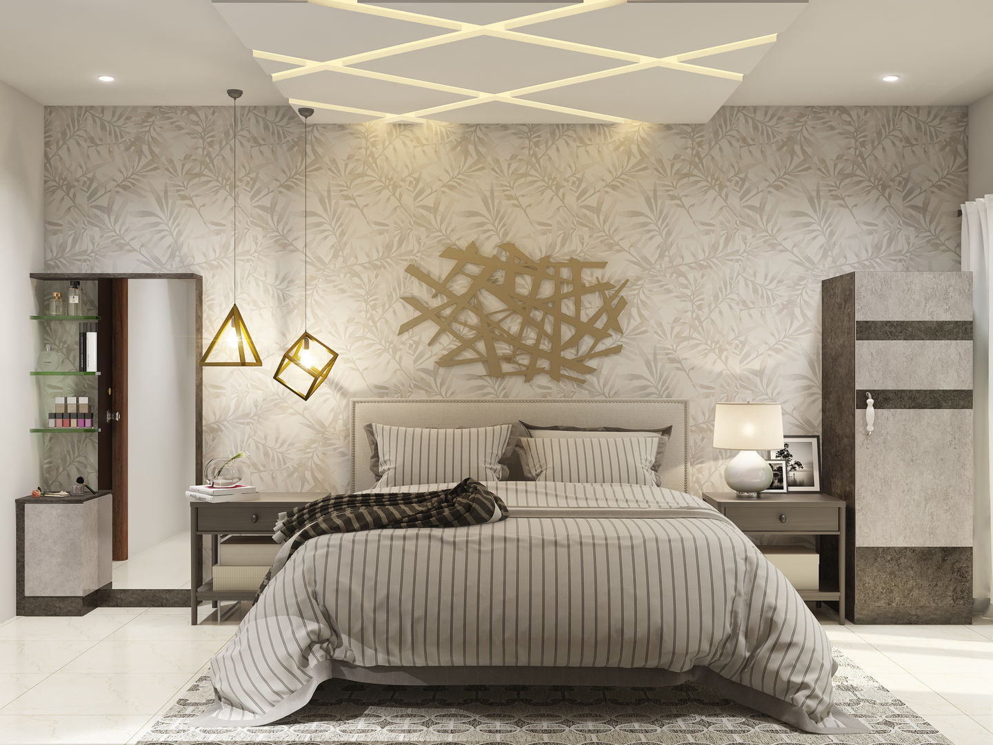 Master Bedroom Urban Closet Bedroom پلائیووڈ