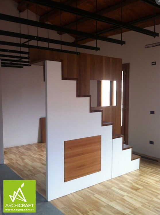Mobile scala contenitore, Archicraft Archicraft Stairs لکڑی Wood effect