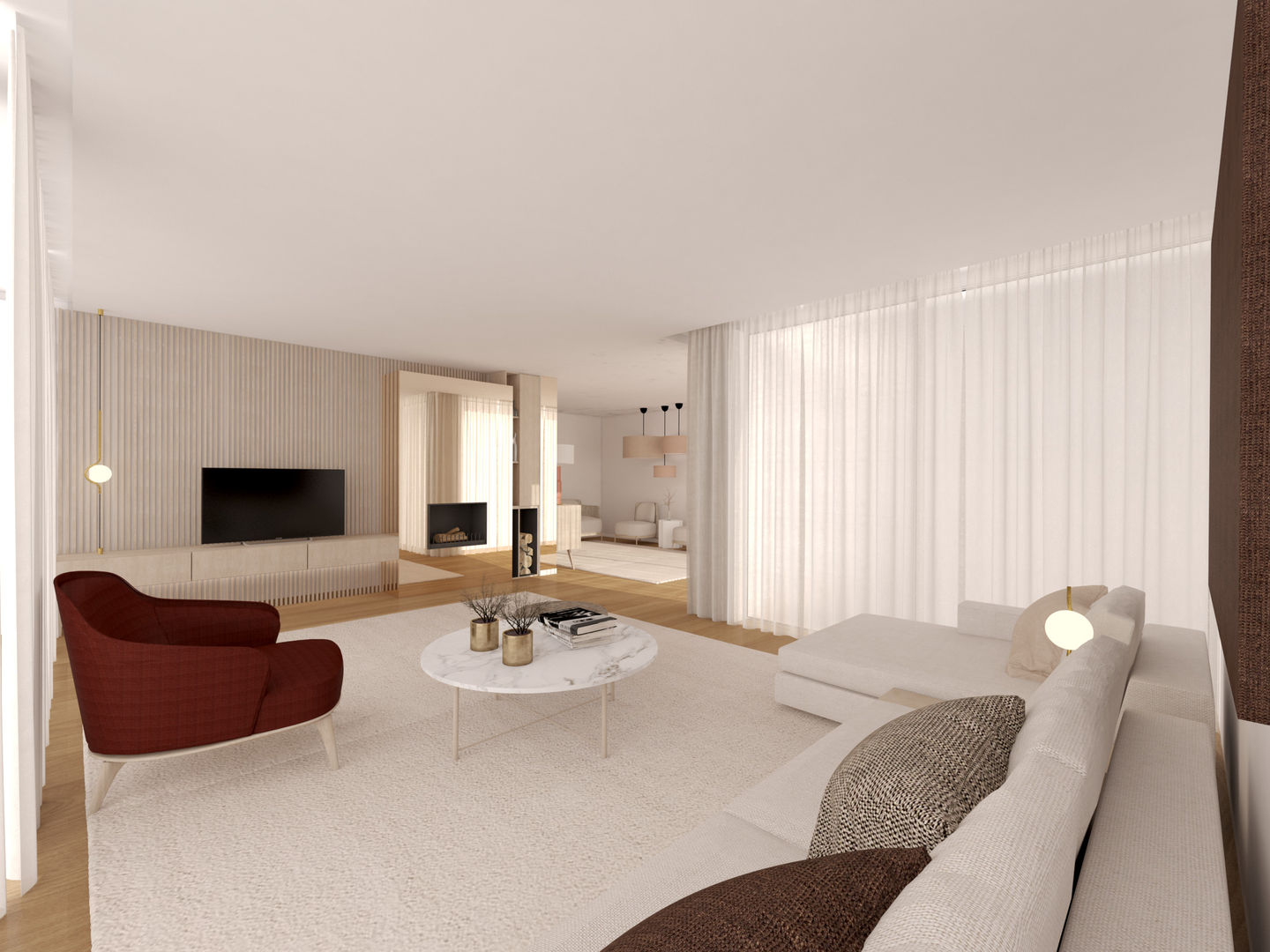 Moradia em Tagilde, Vizela - 2020, MIA arquitetos MIA arquitetos Modern living room