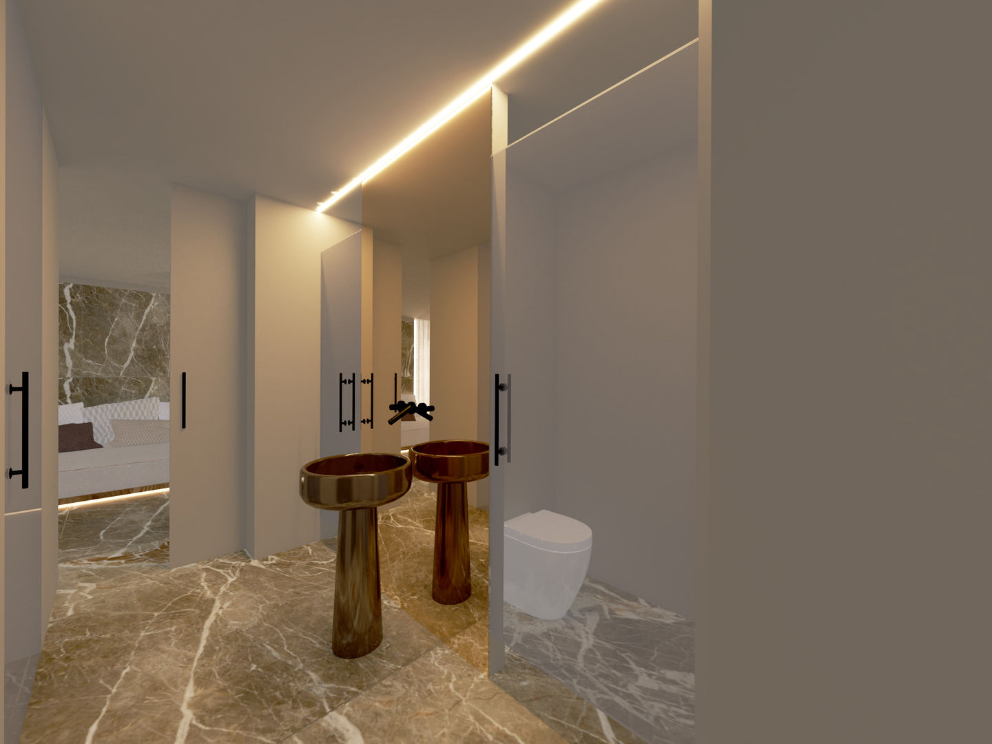 Moradia em Tagilde, Vizela - 2020, MIA arquitetos MIA arquitetos ห้องน้ำ