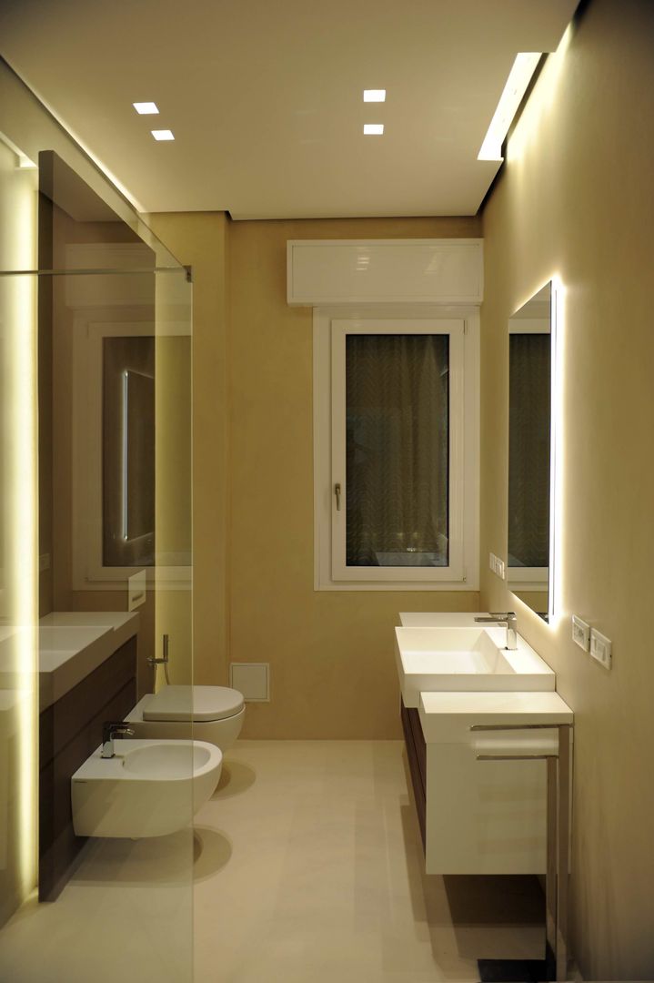 progetto bagno, Interior Design Stefano Bergami Interior Design Stefano Bergami حمام