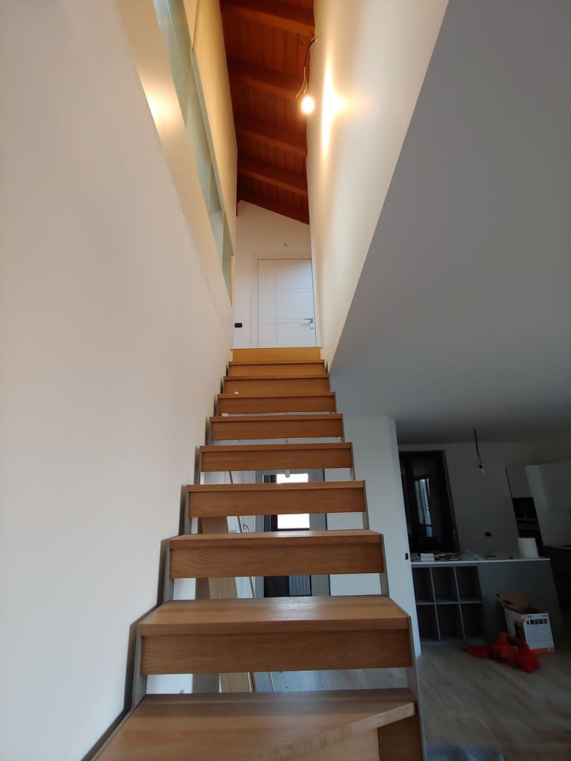 Progettazione di una scala per interni, Giorgio Gravina Giorgio Gravina Escaleras Madera Acabado en madera Escaleras