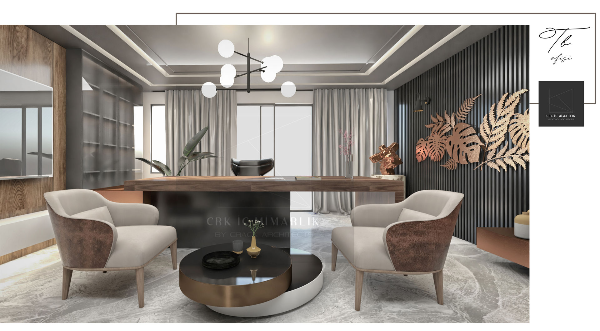 Sultan Ahmet Ofis Projesi, CRK İÇ MİMARLIK CRK İÇ MİMARLIK Ruang Komersial Kayu Wood effect Office spaces & stores